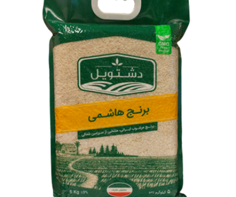 برنج هاشمی دشتویل  - 5 کیلوگرم
